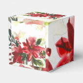 Handpainted Watercolour Poinsettas フェイバーボックス (裏面サイド)