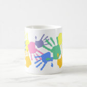 Handprintのマグ コーヒーマグカップ (中央)