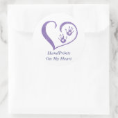 HandPrintロゴスタンプ ラウンドシール (バッグ)