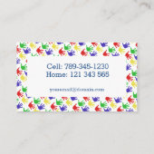 Handprint Mammy通話カード コーリングカード (裏面)