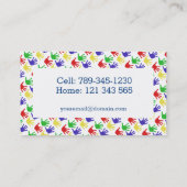 Handprint Mammy通話カード コーリングカード (裏面)