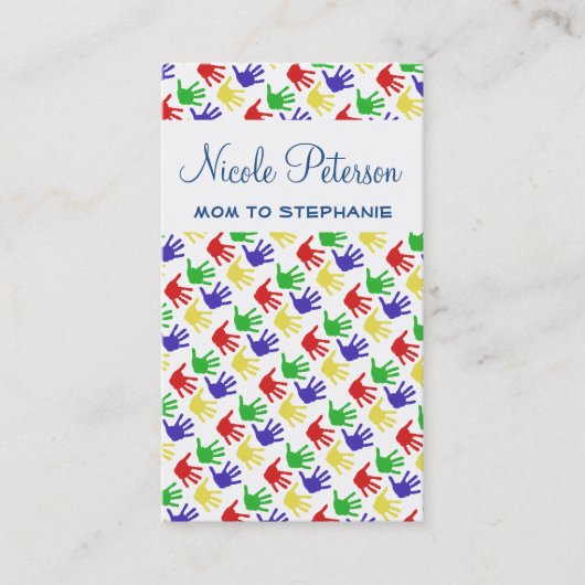 Handprint Mammy通話カード コーリングカード (正面)