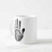 Handprint Nature Scene マグカップ - 山のワイルド (正面左)