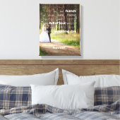 Hands賛美の写真結婚カスタムの キャンバスプリント (インサイチュ (寝室))