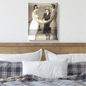 Hands賛美引用文写真結婚の キャンバスプリント (インサイチュ (寝室))