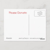 Hands 救済's Haiti – 寄付 ポストカード (裏面)