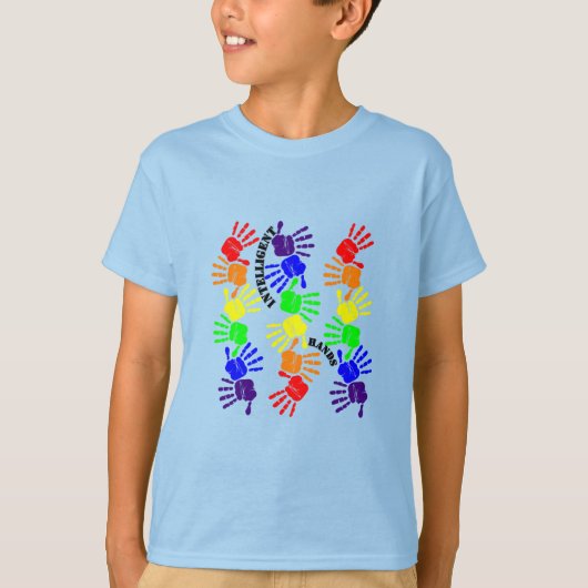 HANDS 知性がある Tシャツ (正面)