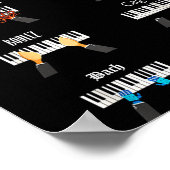 Hands According To Anists Ano Clical Music Instrum ポスター (角)