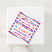 Hands Down Youはボランティ最高のアであるのまわりに フェイバータグ (インサイチュ)