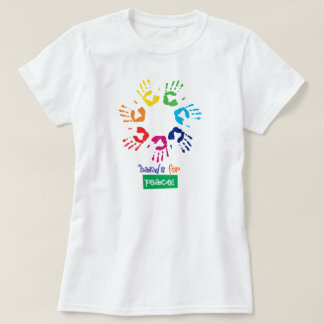 Hands for peace tシャツ