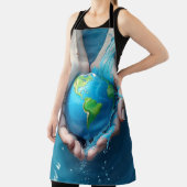 Hands Holding Earth Apron エプロン (インサイチュ)