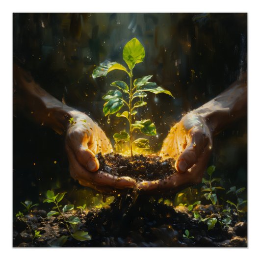 Hands Holding Hope ポスター (正面)