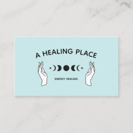 Hands Moon Phases Energy Worker 名刺