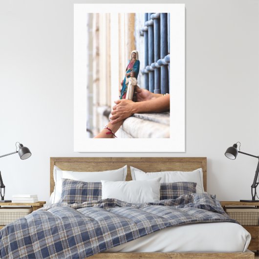 Hands of Devotion キャンバスプリント (インサイチュ (寝室))