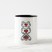 Hands of heart ツートーンマグカップ (中央)