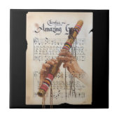 Hands of the Music MakerジュエリーKeepsake Box タイル (正面)