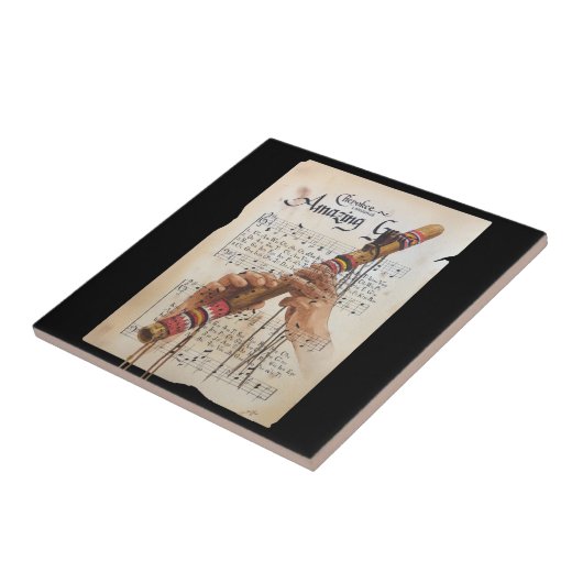 Hands of the Music MakerジュエリーKeepsake Box タイル (側面)