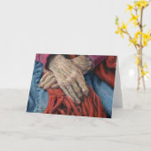 「Hands of Time」ノートカ空白のード カード (黄色い花)