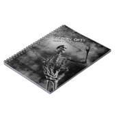 Hands Off! Creepy Notes Inside. Skeleton ノートブック (左側)
