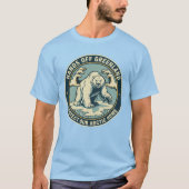 Hands Off Greenland Polar Bear  Tシャツ (正面)