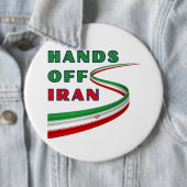 Hands Off Iran 缶バッジ (インサイチュ)