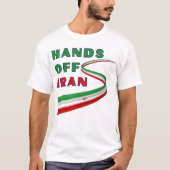 Hands Off Iran Tシャツ (正面)