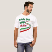 Hands Off Iran Tシャツ (正面フル)