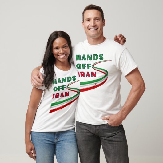 Hands Off Iran Tシャツ (ユニセックス)