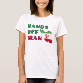 Hands Off Iran Tシャツ