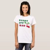 Hands Off Iran Tシャツ (正面フル)