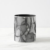 Hands Off My Coffee モダン With Monogramエレガント マグカップ (中央)