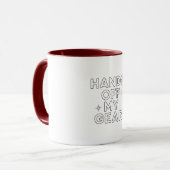 Hands Off My Coffee Mug マグカップ (正面左)