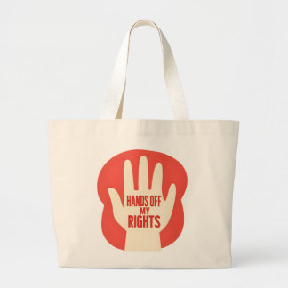 Hands Off My Rights – Equality  ラージトートバッグ
