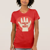 Hands Off My Rights – Equality  Tシャツ (正面)