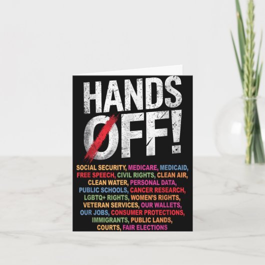Hands Off My Social Security 2025 Repetition カード (正面)