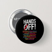 Hands Off My Social Security 2025 Repetition 缶バッジ (正面&裏面)