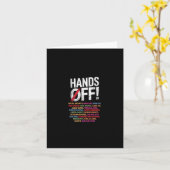 Hands Off My Social Security 2025 Repetition Long カード (黄色い花)