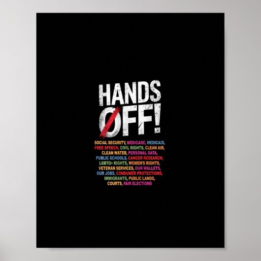 Hands Off My Social Security 2025 Repetition Long  ポスター (正面)