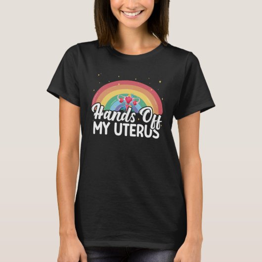Hands Off My Uterus Hysterectomy Recovery Products Tシャツ (正面)