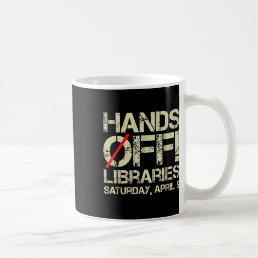 Hands Off Repetition Libraries 4月5日(土) Men W コーヒーマグカップ (右)