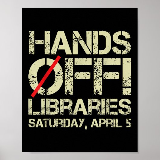 Hands Off Repetition Libraries 4月5日（土） Men W ポスター (正面)