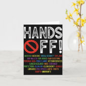 Hands Off Social Securityデモに対する抗議デモに対す救る反応 カード (黄色い花)