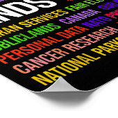 Hands Off Tシャツ.png ポスター (角)