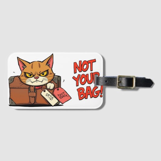 Hands Off This Is Seriously Not Your Bag ラゲッジタグ (正面横)