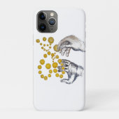 Hands Outstretched with Golden Globes Case-Mate iPhoneケース (裏)