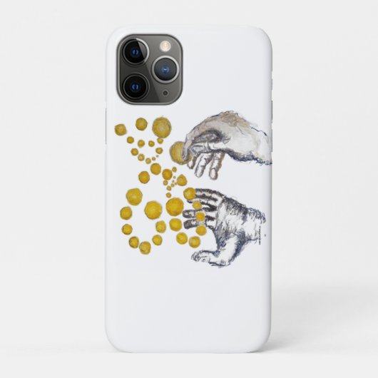 Hands Outstretched with Golden Globes Case-Mate iPhoneケース (裏)