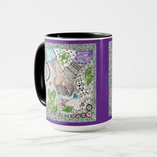 Hands Overハート再訪問 マグカップ (正面左)