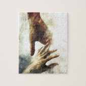 Hands Reaching Christian Gift Spiritual Wall Decor ジグソーパズル (縦)
