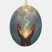 Hands Set the Soul Free, peace, sympathy セラミックオーナメント (右)