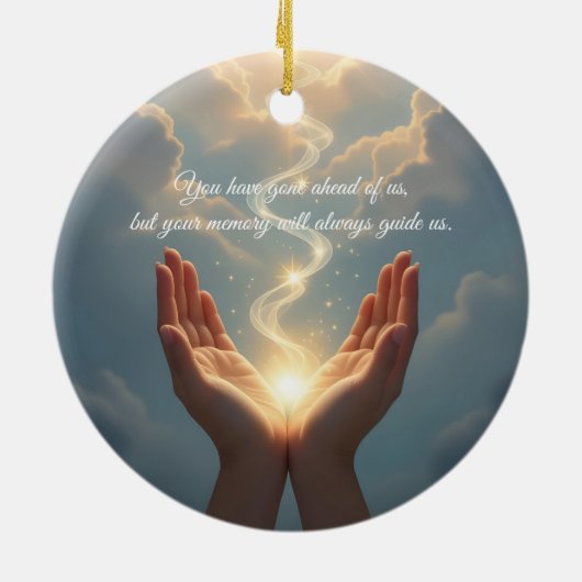 Hands Set the Soul Free, peace, sympathy セラミックオーナメント (裏面)